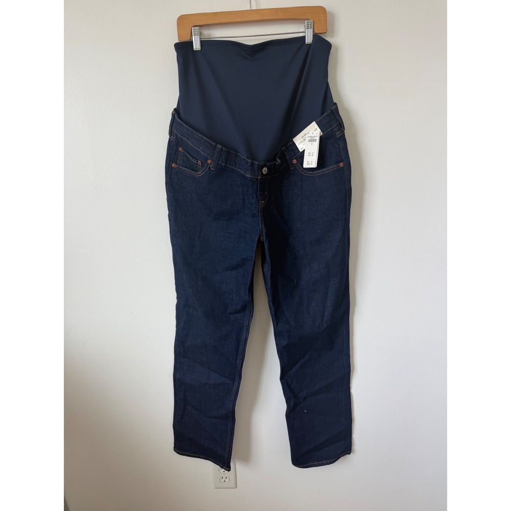 Abercrombie & Fitch Vintage Comfort Stretch Maternity Straight Jeans Size 32 - Picture 2 of 4